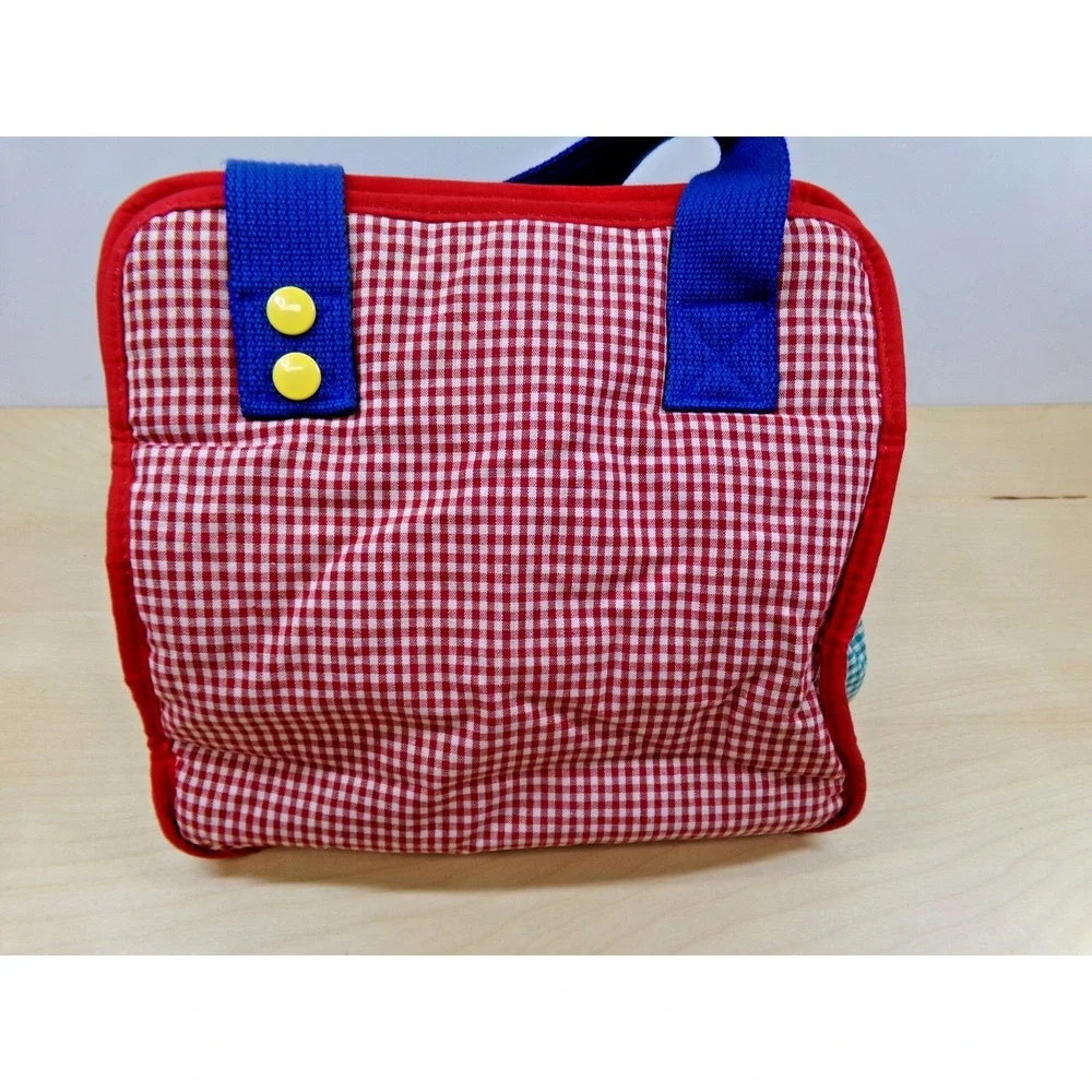 Babies' Alley Insulated Diaper Bag Gingham with Carousel Horse 10